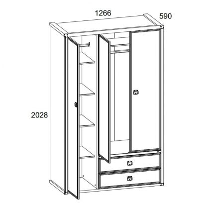 0e1bb15845ae60e12caaca8a5a80bfe0 416x416 - Шкаф распашной Магеллан-3 Винтаж