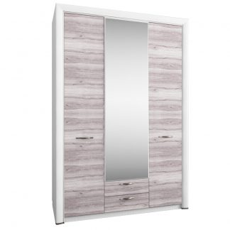 Шкаф Anrex Olivia 3D2S Z (вудлайн кремовый / дуб анкона)