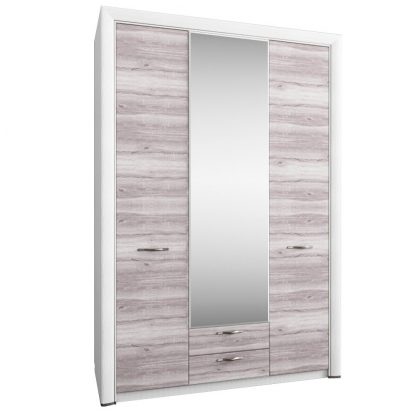 Шкаф Anrex Olivia 3D2S Z (вудлайн кремовый / дуб анкона)