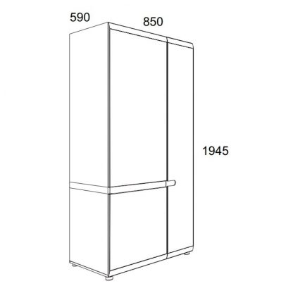 e0d29fbba27031cc6135838853763920 416x416 - Шкаф распашной Линат-2 Сноу