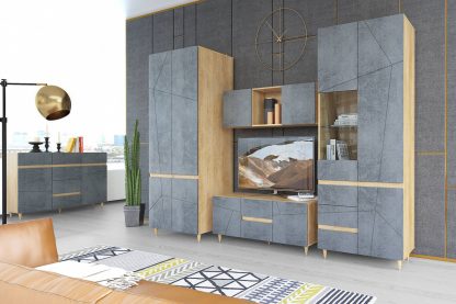 e664930ee5a9034402f367aef43d94cb 416x277 - Шкаф-витрина Маурис Бетон