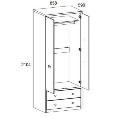 e8119c82fbb750bb0b4ee5265043adf3 416x416 - Шкаф распашной Дизель-2 Дуб Нут